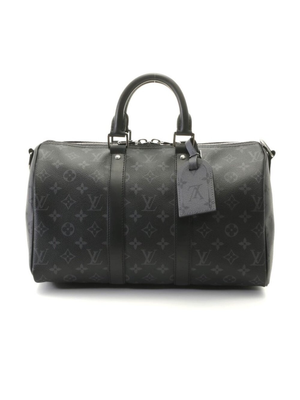 Louis Vuitton Keepall Bandouliere 35 Tag Boston Bag Monogram Eclipse Reverse